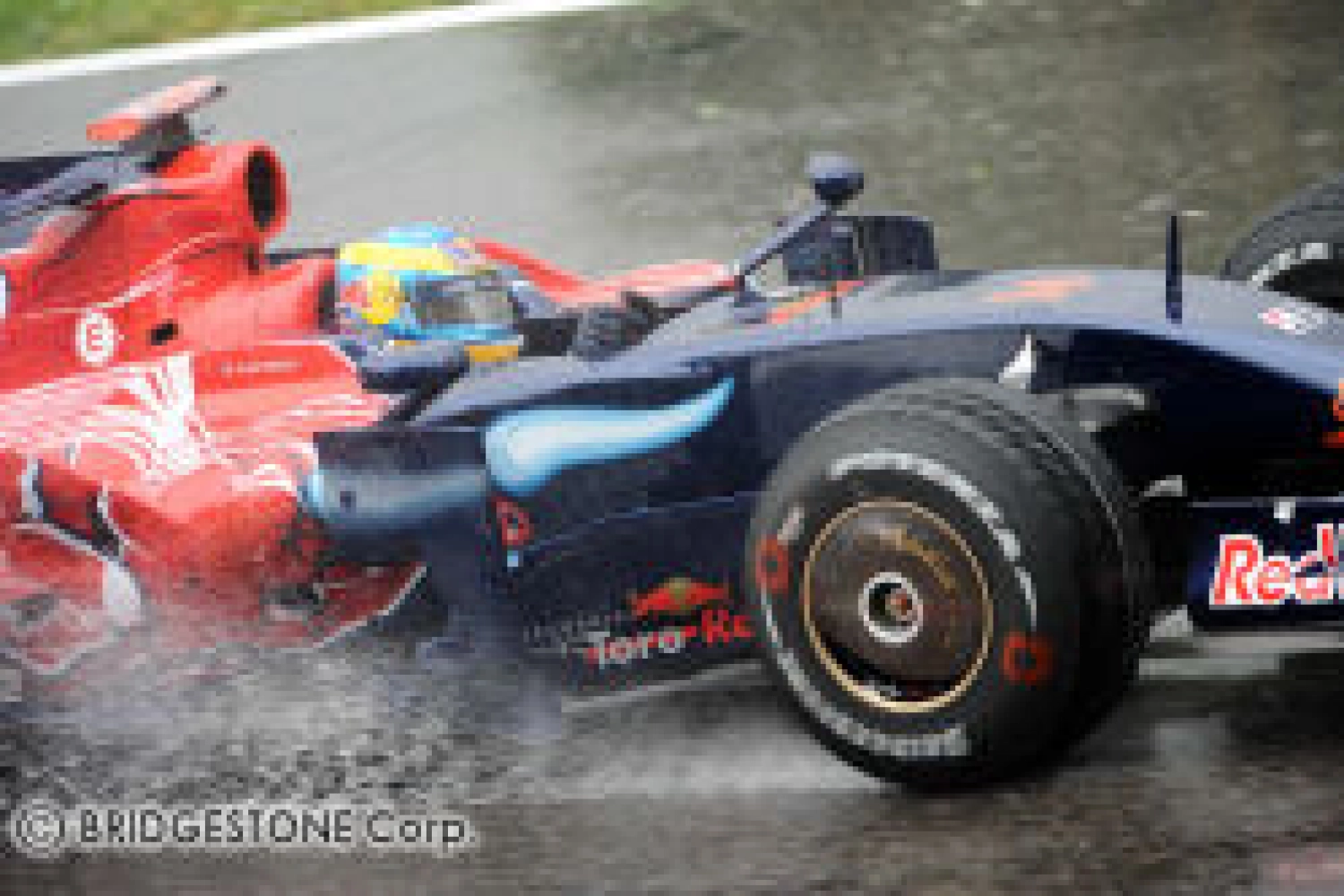 The new Toro Rosso on track on March 4th