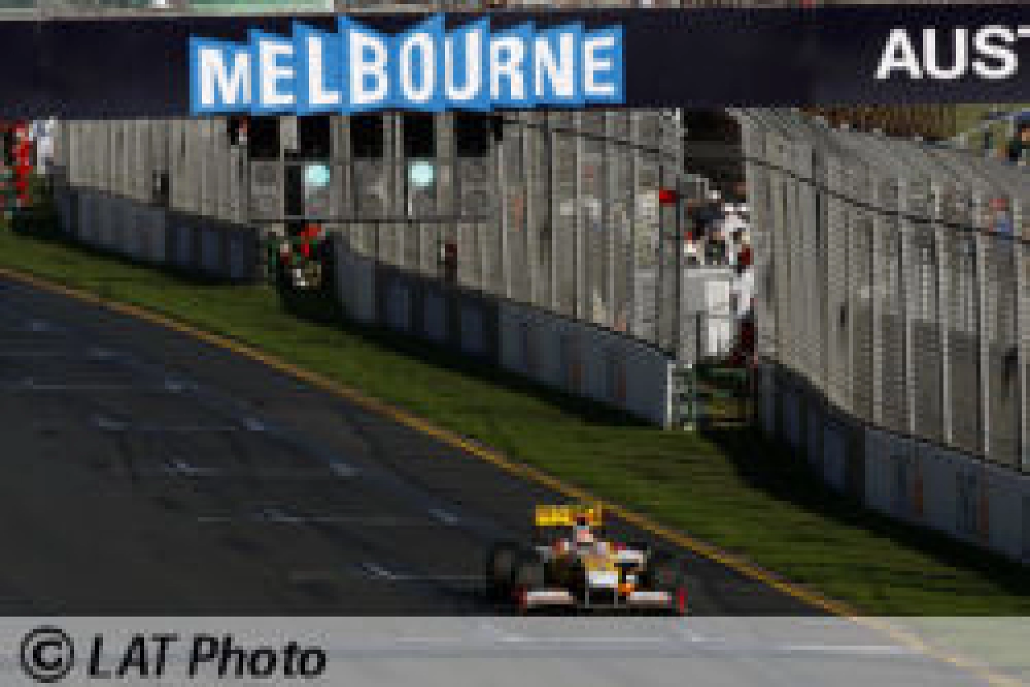 The Australian GP in Melbourne will be on the 2010 calendar