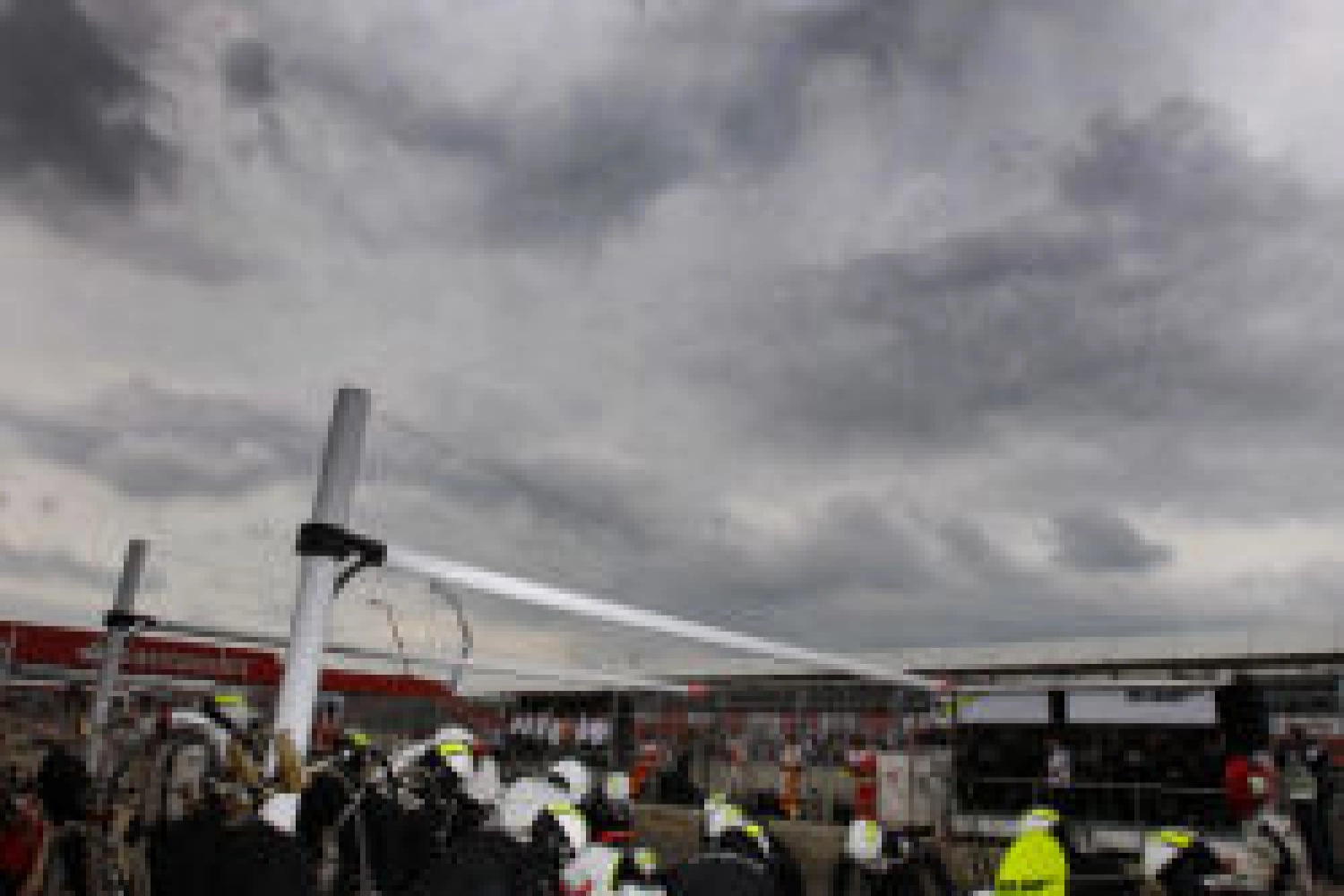 A tropical storm delays the start of Free Practice 3!