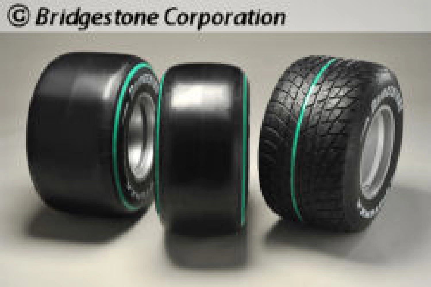 What types of tires for the first three races of 2010?