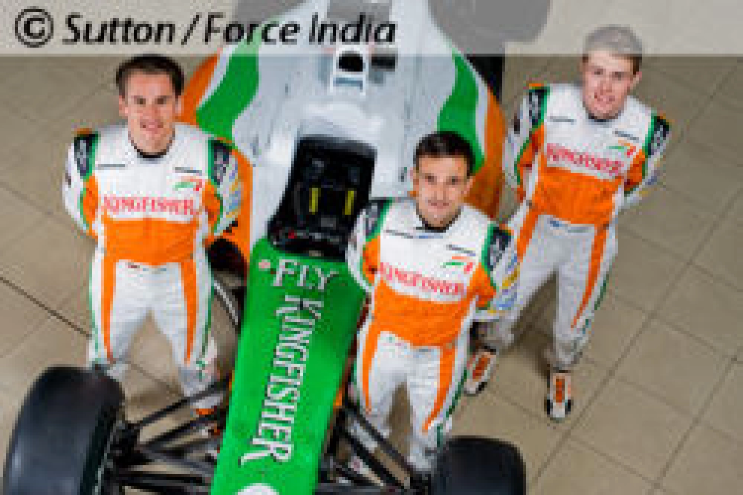 Force India presents in turn its new single-seater, the VJM-03