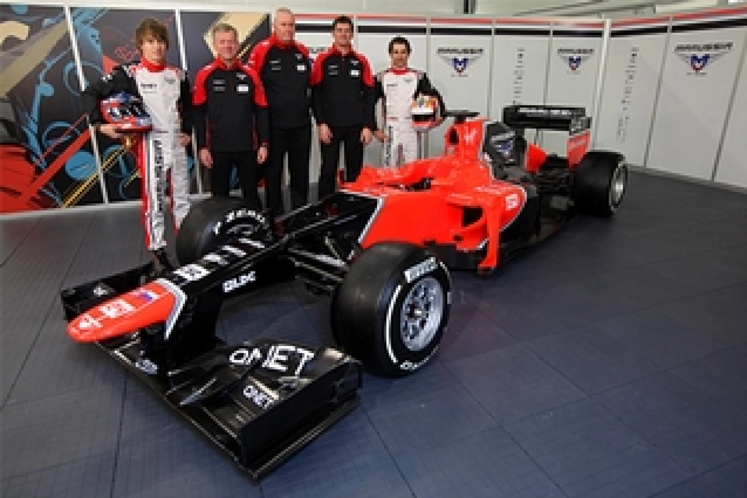 Marussia unveils the MR01 of Glock and Pic
