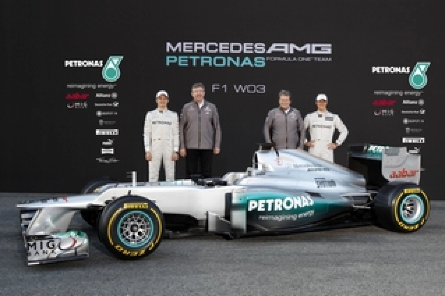 Mercedes unveils the new W03