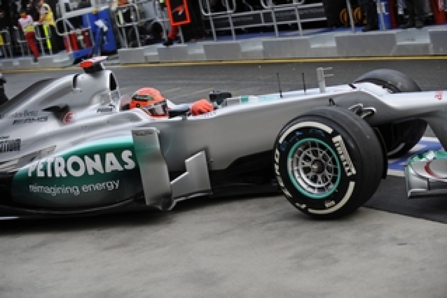 Friday: Mercedes and Schumacher Relatively Optimistic