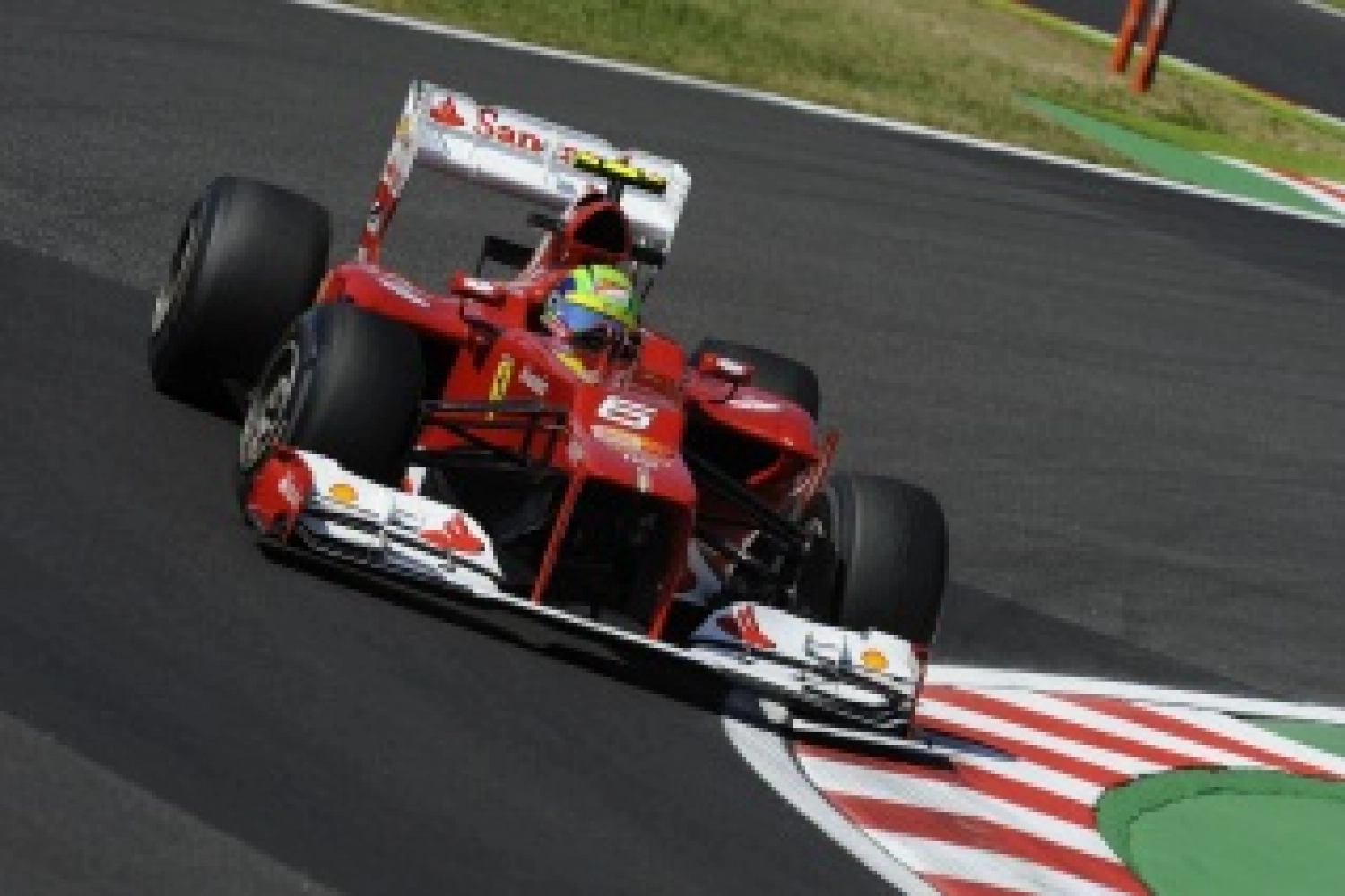 Massa was testing new parts for Ferrari in Korea