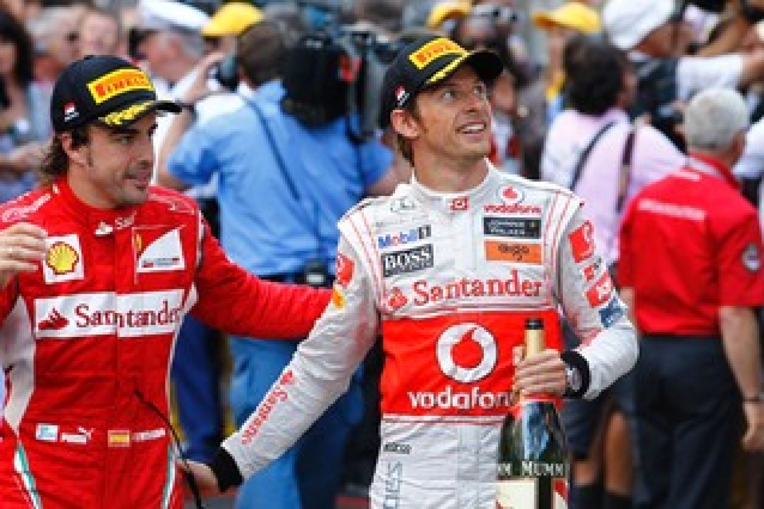 Teaming up with Alonso at McLaren F1 would not scare Button
