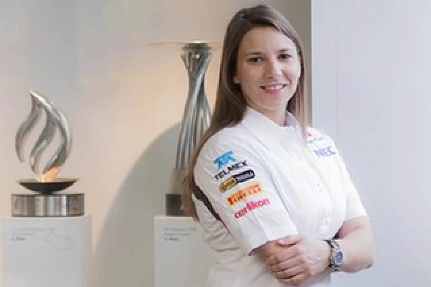 Simona de Silvestro in Formula E for the final event