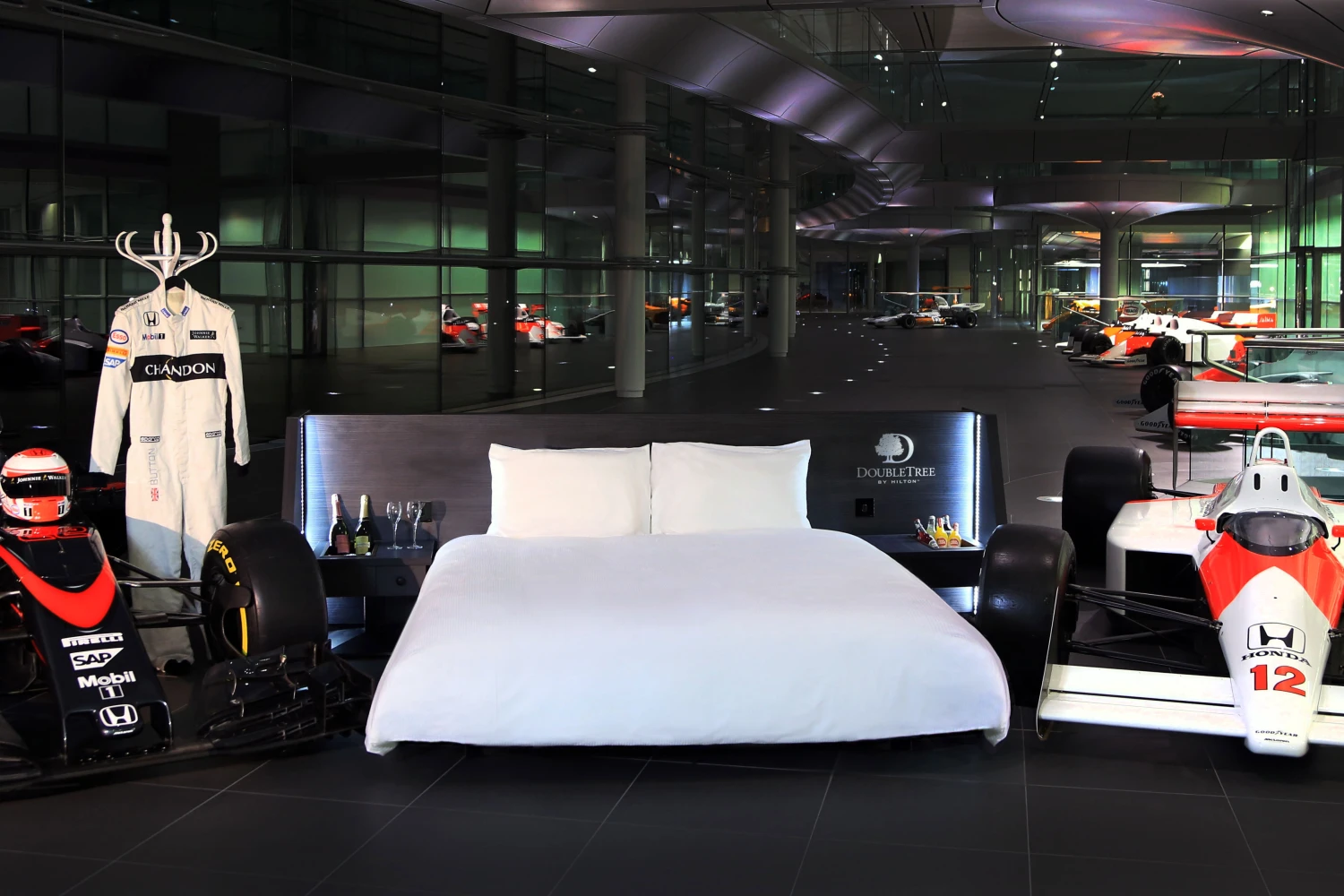 Sleep at the McLaren Technology Center during the Australian Grand Prix