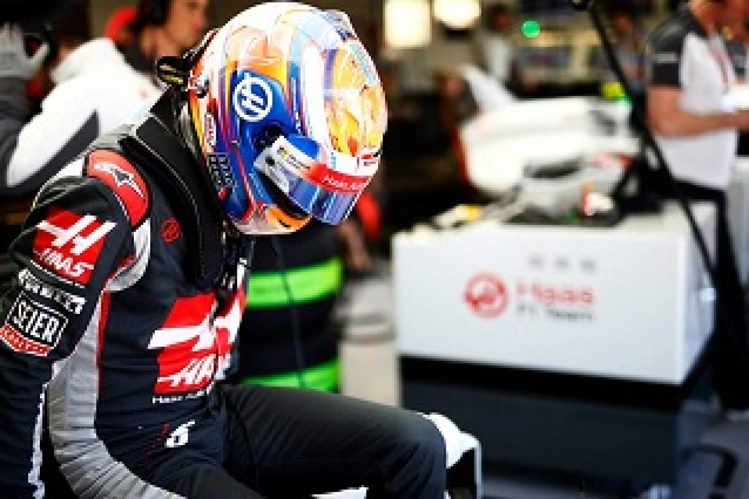 Romain Grosjean still struggling with his Haas