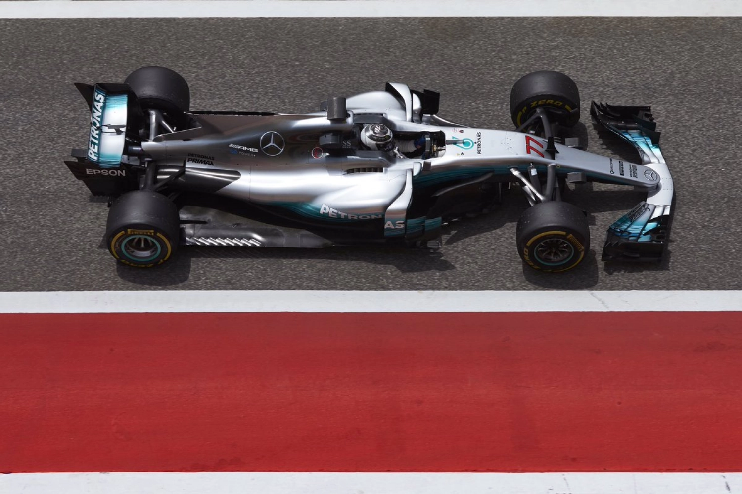 Mercedes out in front during private testing in Bahrain