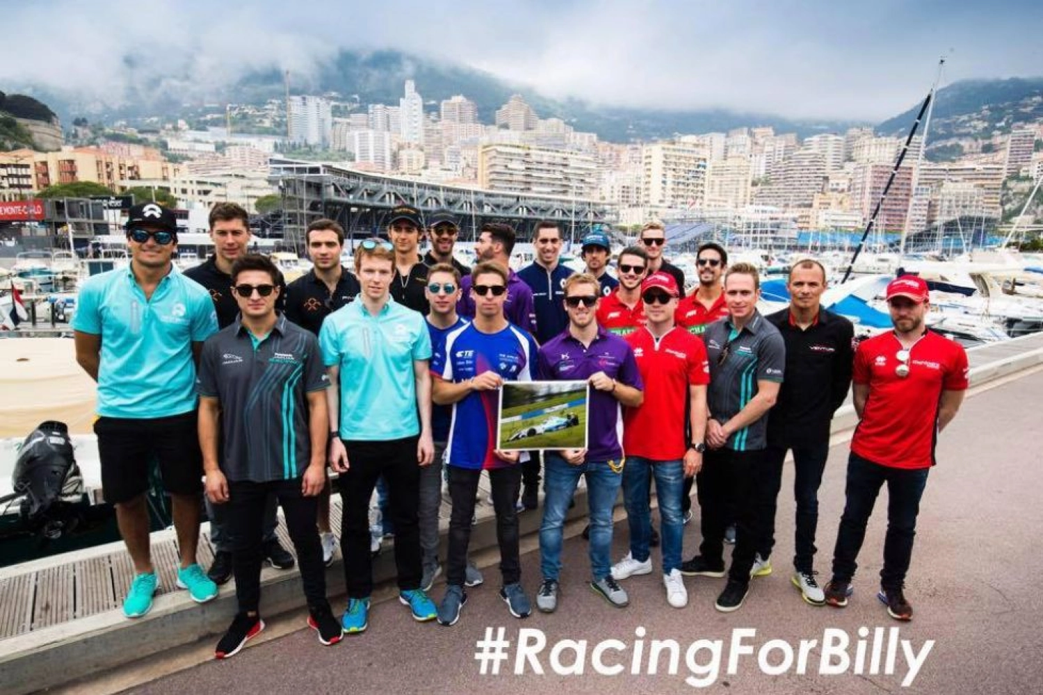 The Formula E world rallies for Billy Monger