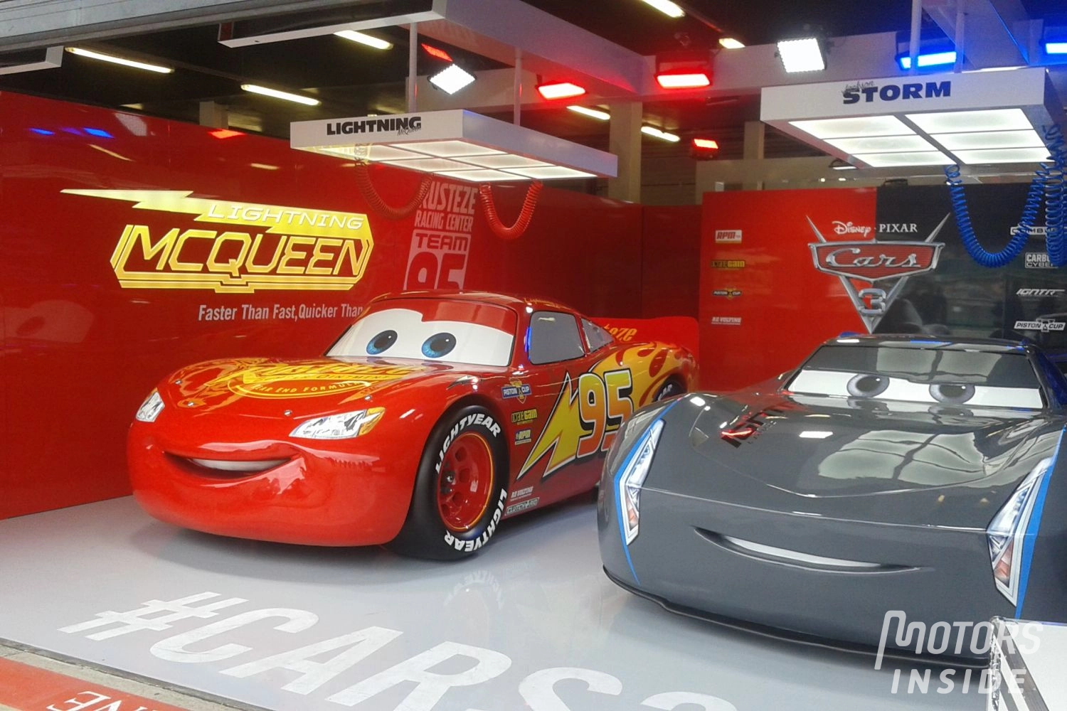 Cars 3 has its own box at Silverstone