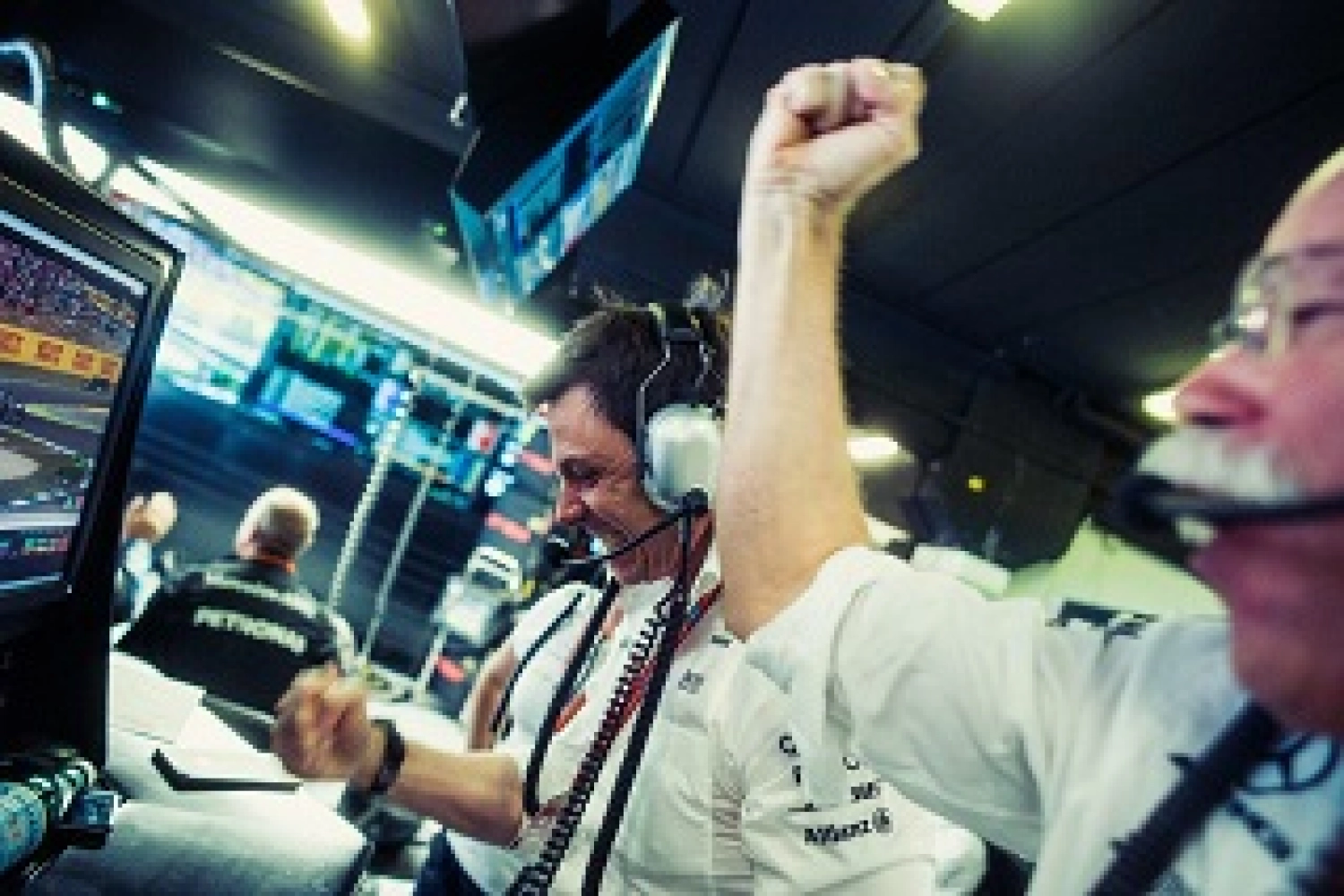 Toto Wolff: a happy boss and a team that is now a four-time world champion!