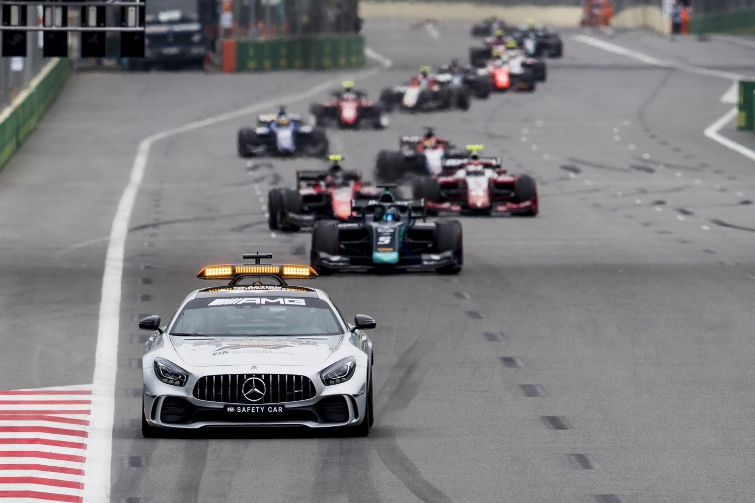 Safety car starts in Austria