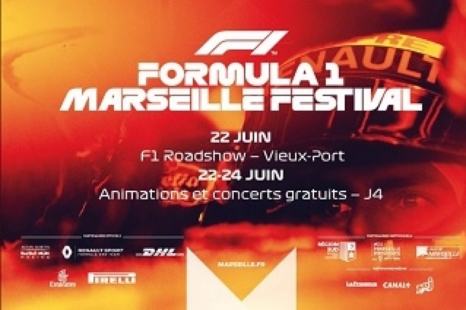 The full program of the F1 Marseille Festival
