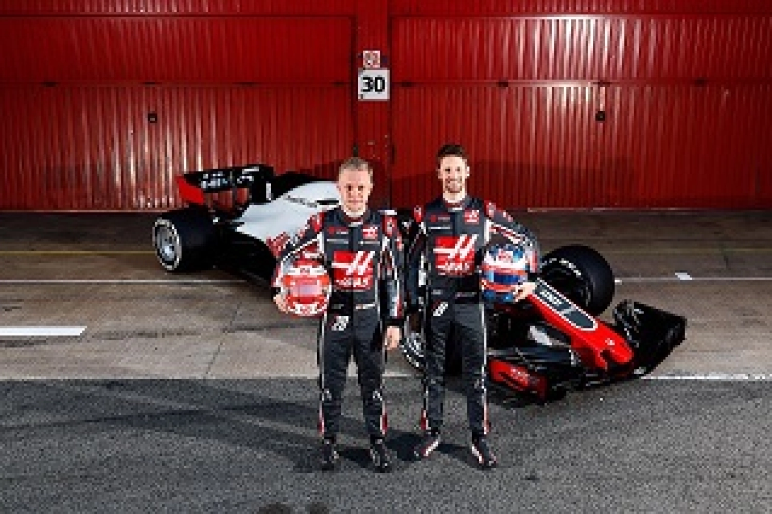 Official: Grosjean and Magnussen reconfirmed at Haas for 2019
