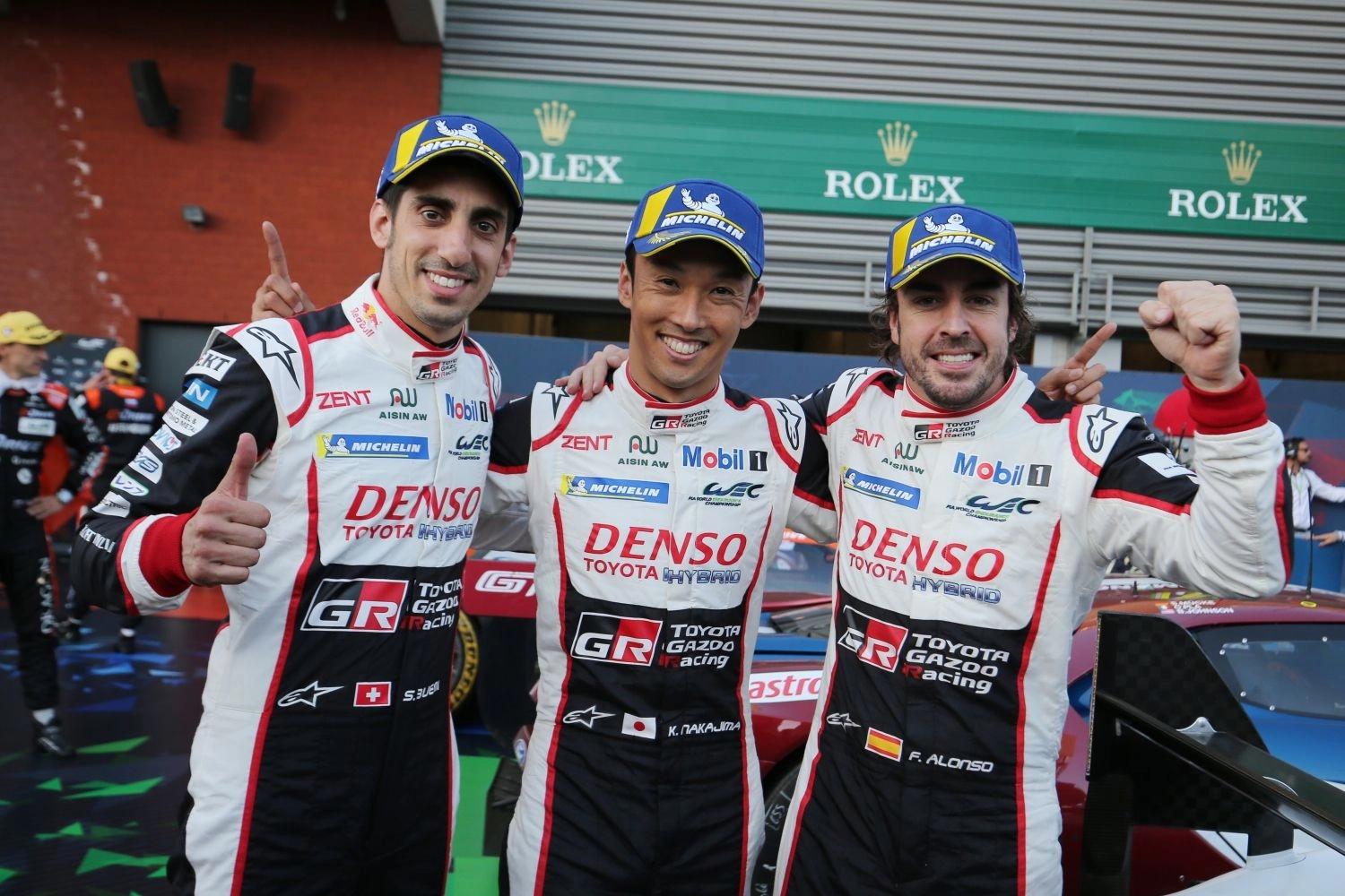 Successful debut for Fernando Alonso with Toyota at Spa