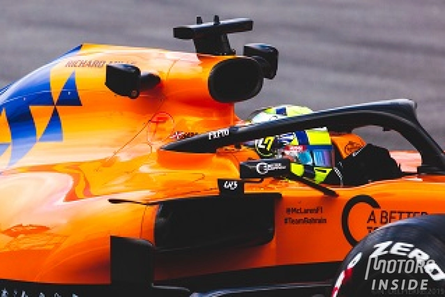 Lando Norris, unlucky driver of the day
