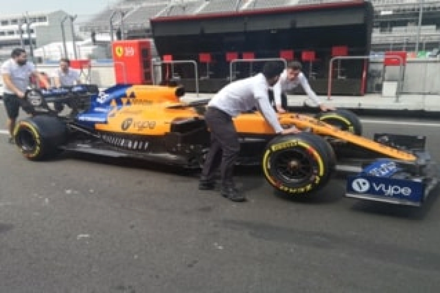 Vype back on the McLarens