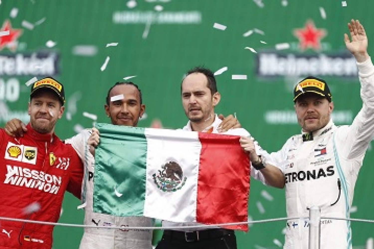 A strategic move by Hamilton against timid Ferraris: the Top 3 reactions in Mexico