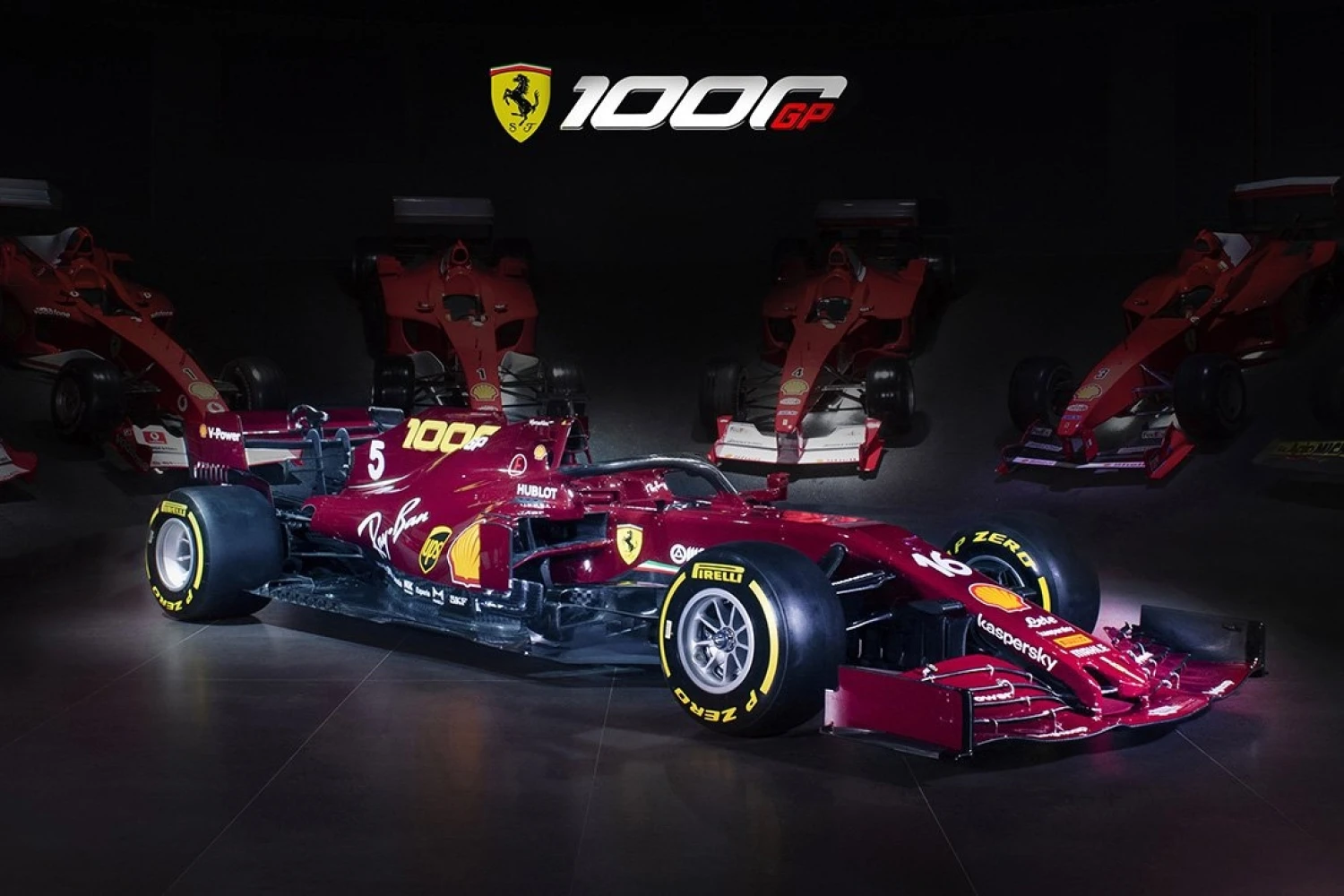 Ferrari celebrates its 1000th Grand Prix with a retro livery