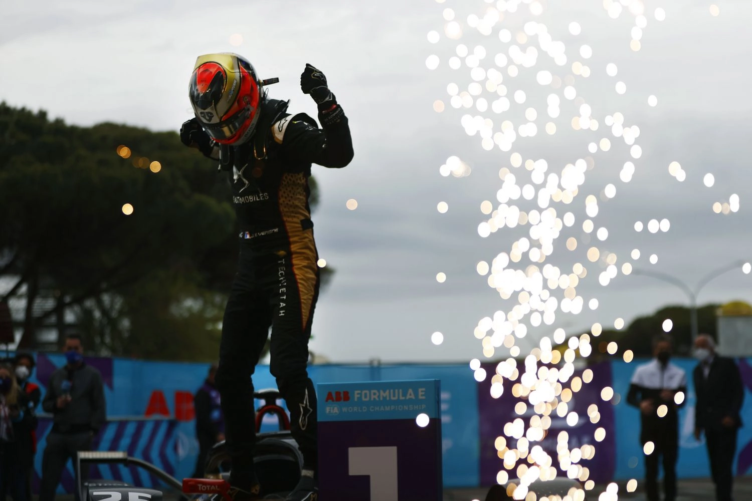 Vergne wins the first round of the Rome ePrix
