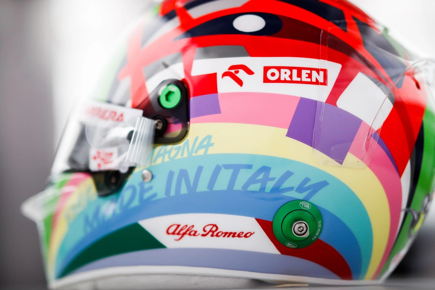 Grand Prix d’Emilie-Romagne – Special helmet for Antonio Giovinazzi