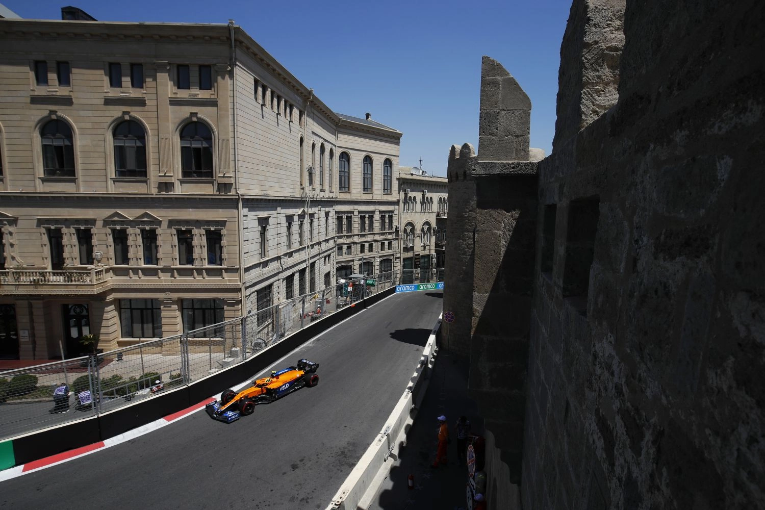 Lando Norris sanctioned on the starting grid in Baku!