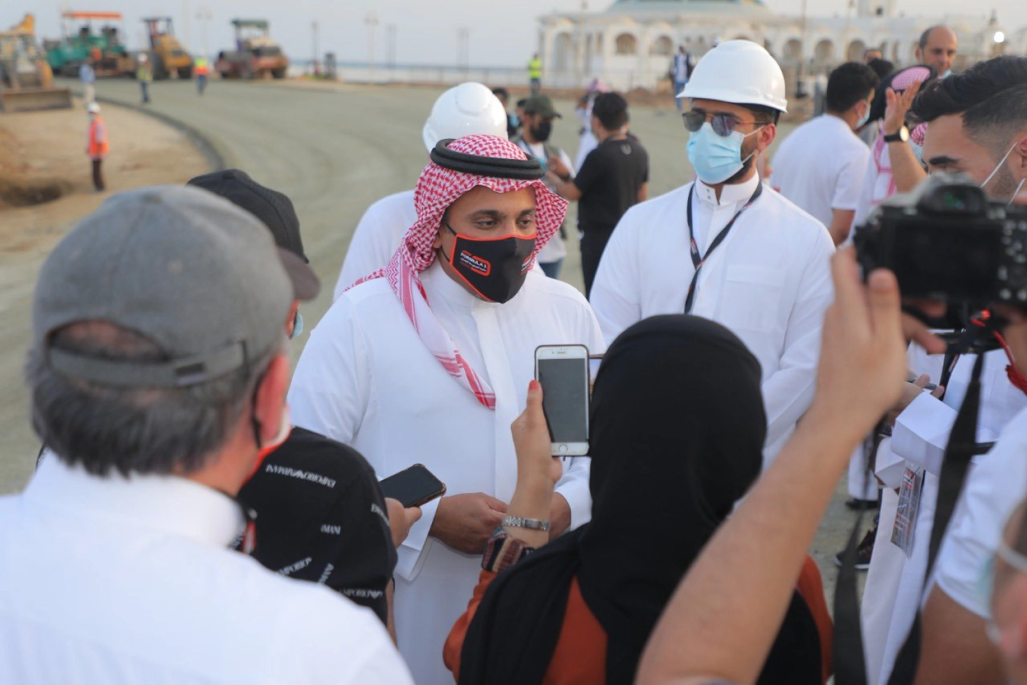 The Jeddah circuit is taking shape