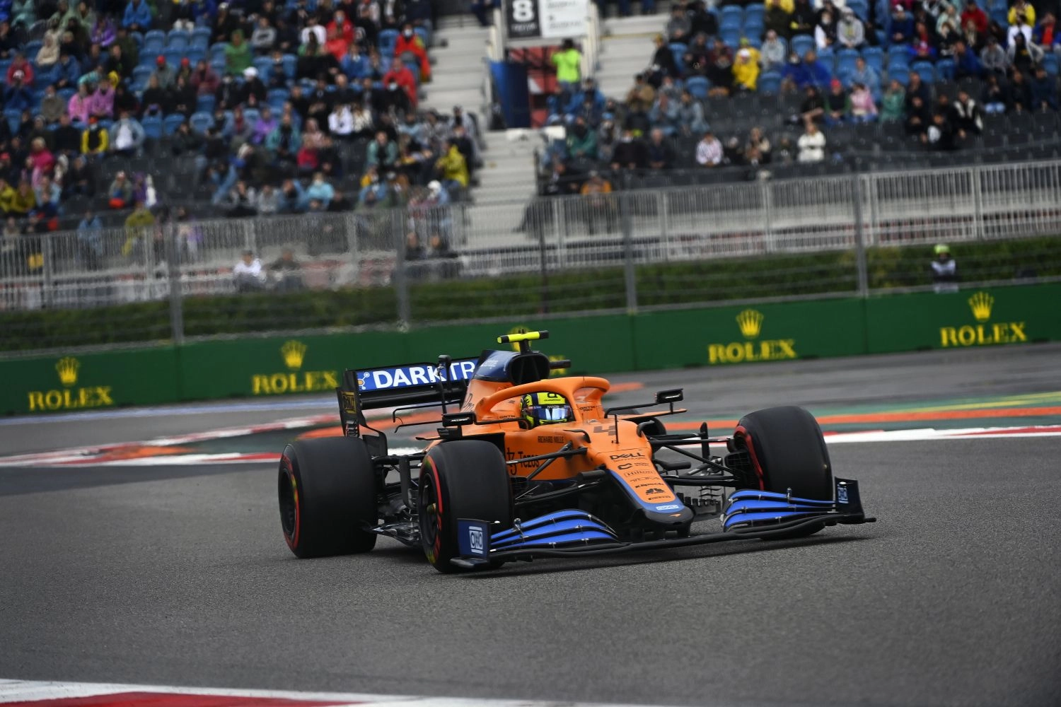 Lando Norris elected driver of the day in Russia