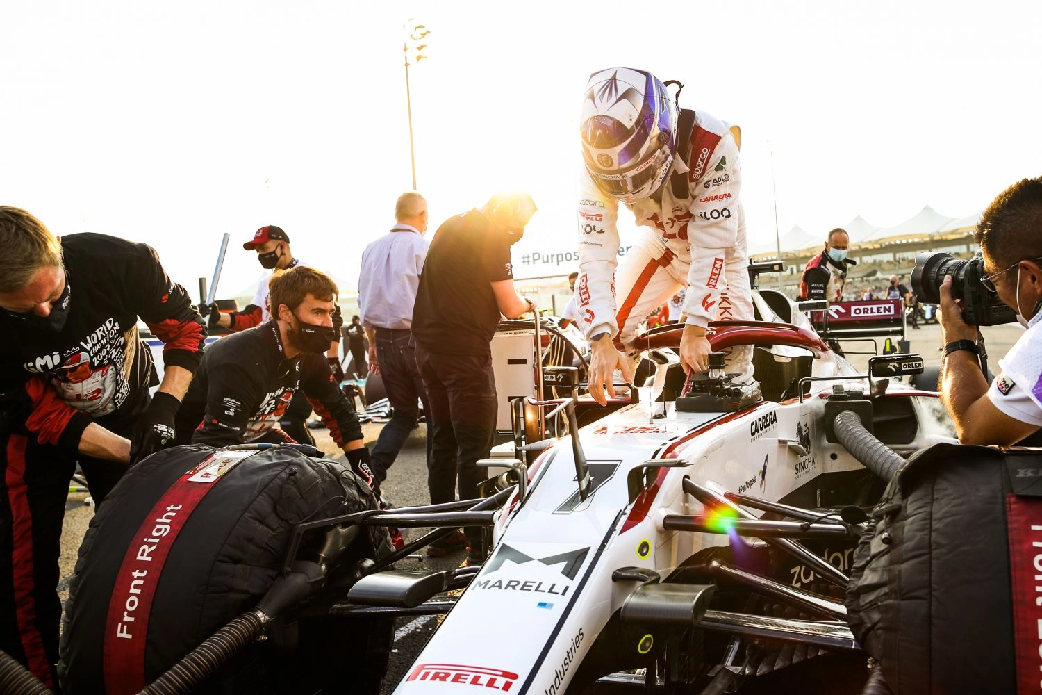 Kimi Räikkönen driver of the day in Abu Dhabi