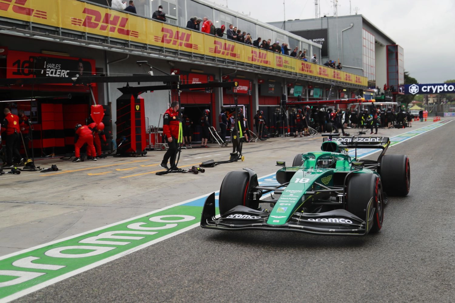 Stroll receives a speeding fine in Imola