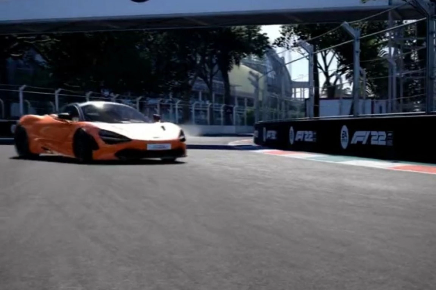 First images of the supercars in F1 22!