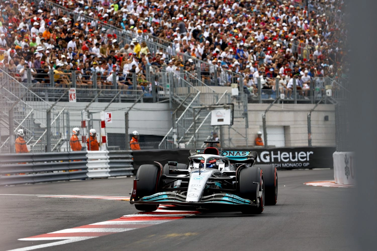 Russell is surprised that his overtake on Norris was not shown