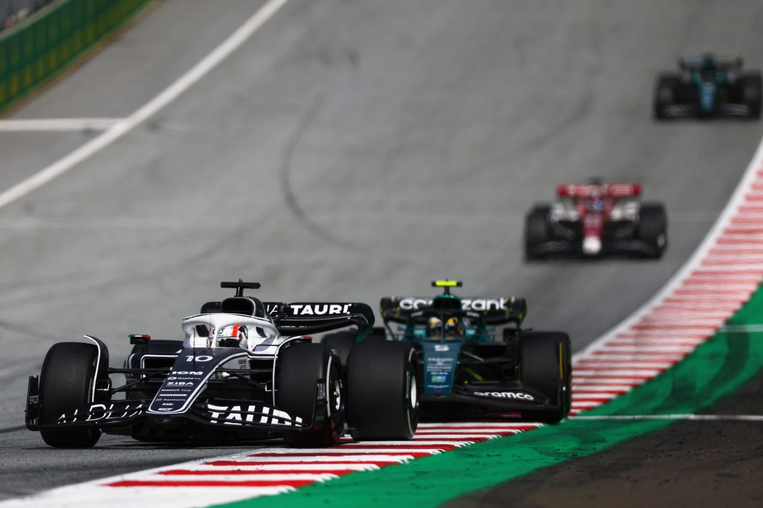 Gasly and Russell have been issued two points on their driver’s license