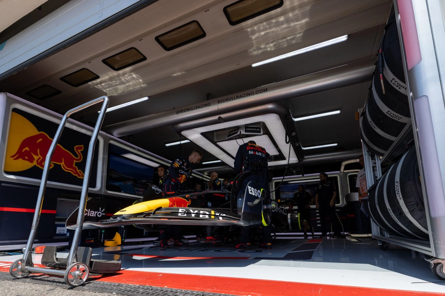 New engines installed on Verstappen and Perez’s Red Bull cars before the race