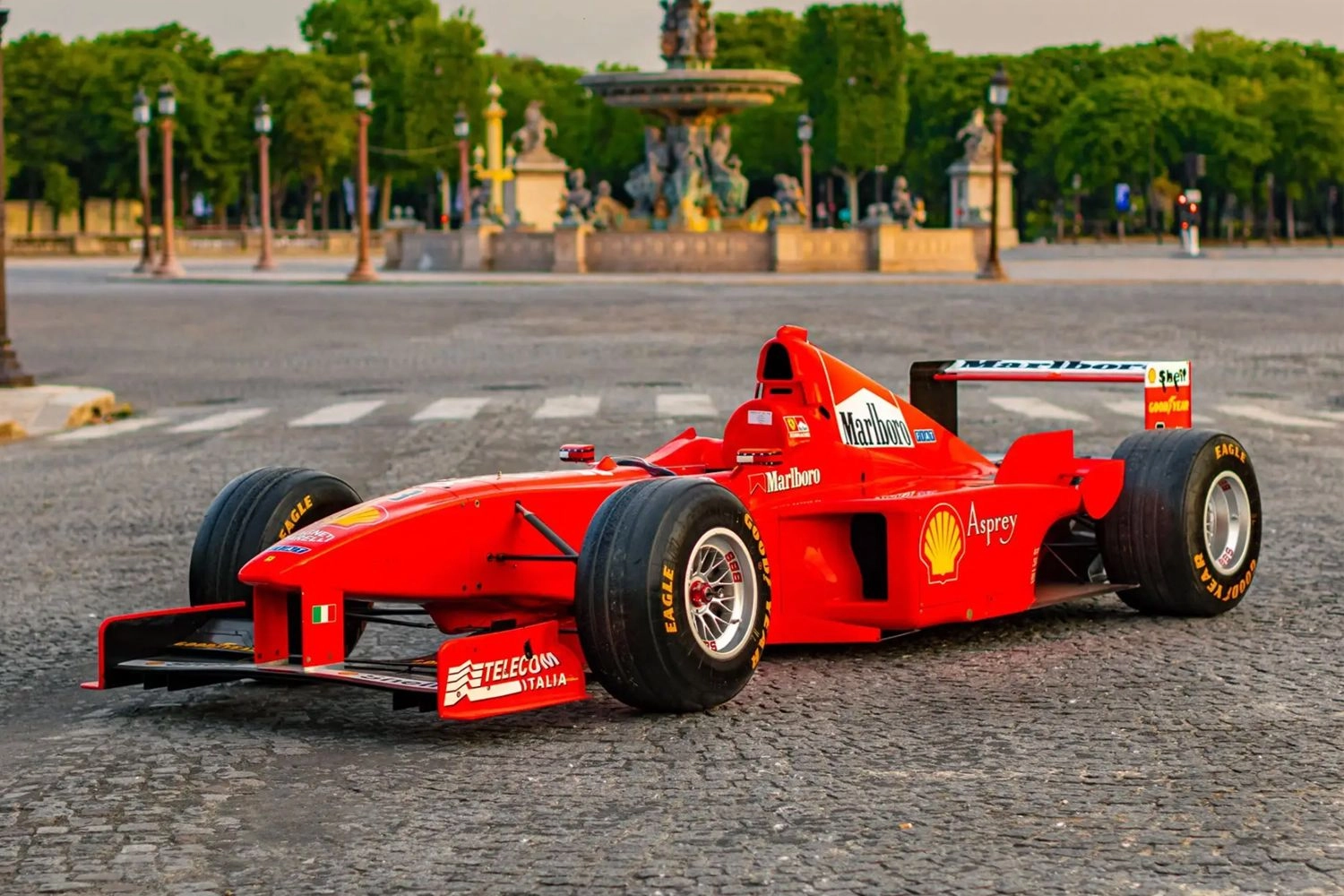 The Schumacher’s Ferrari F300 for sale at auction