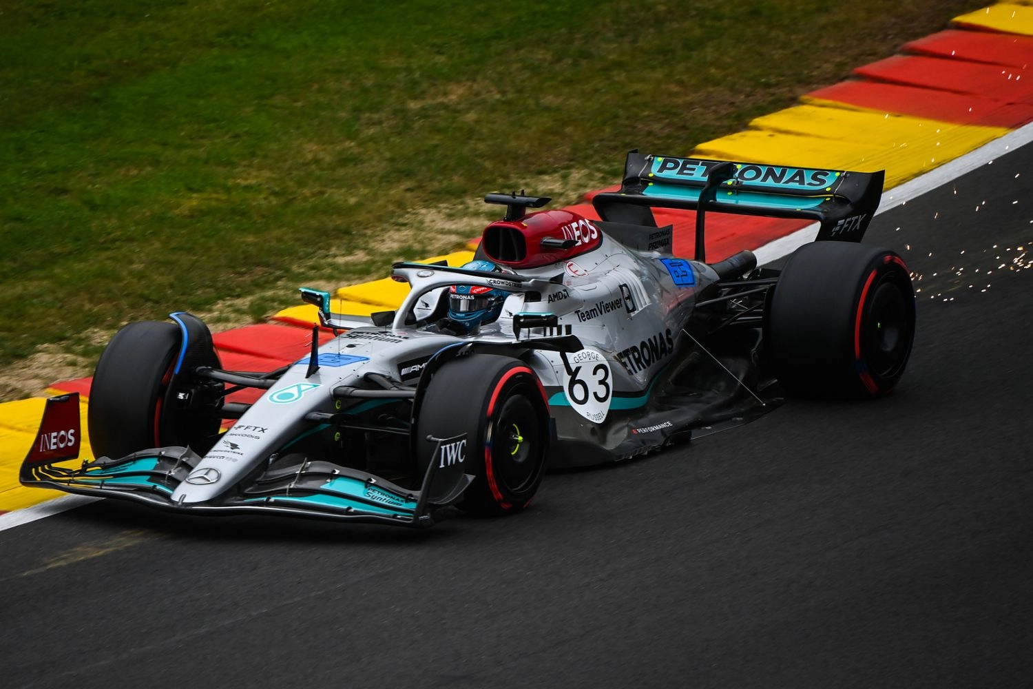 Why didn’t Mercedes use their special livery at Spa?