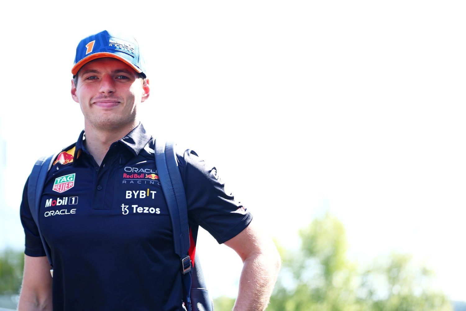 Max Verstappen receives the honors of his country