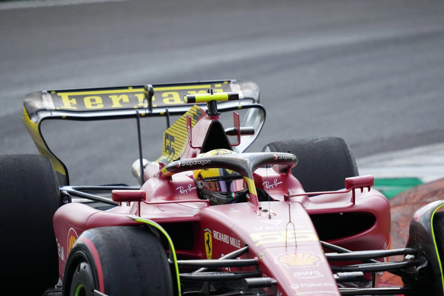 Carlos Sainz reprimanded