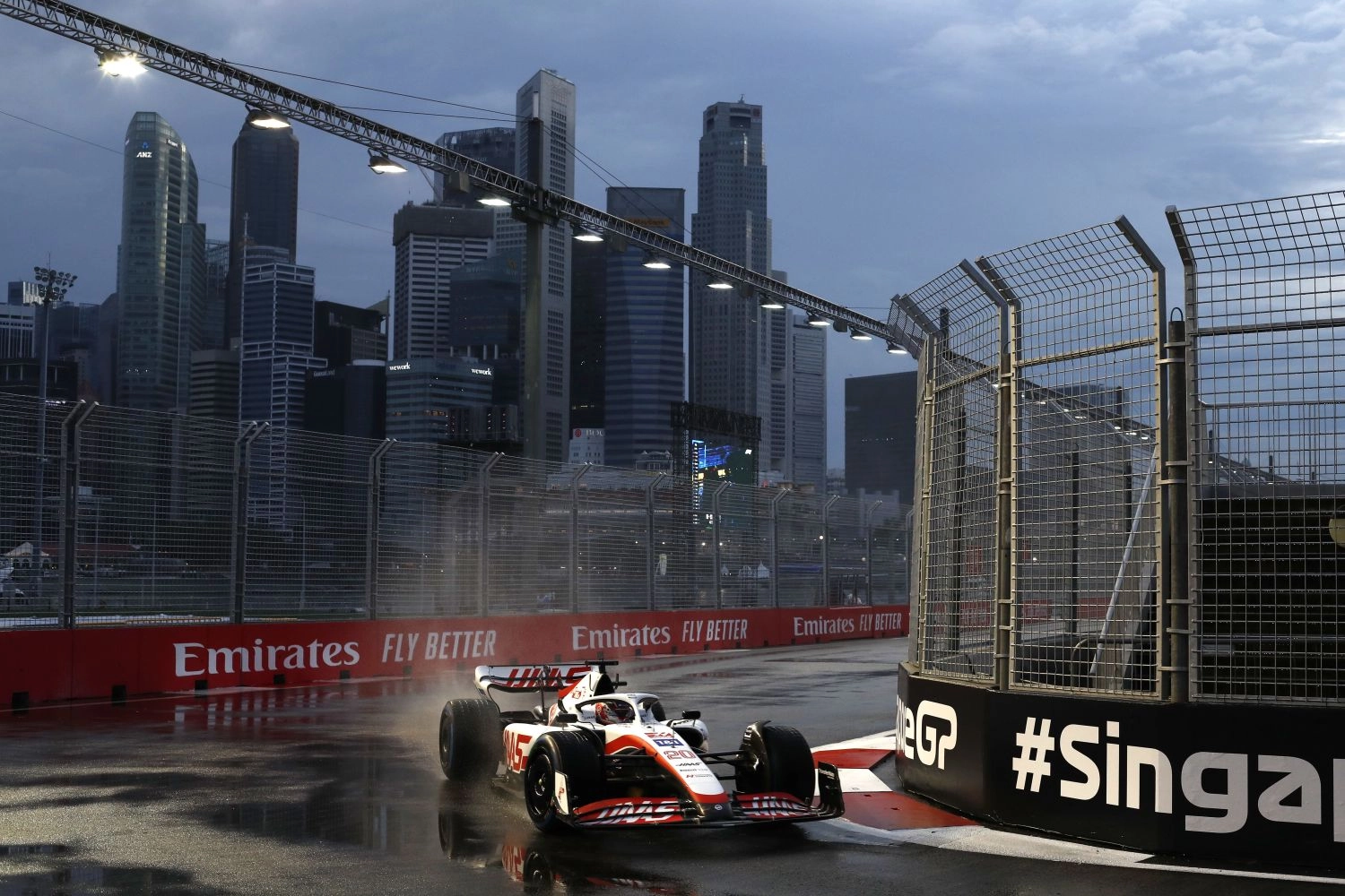 A slight speeding and a fine for Haas