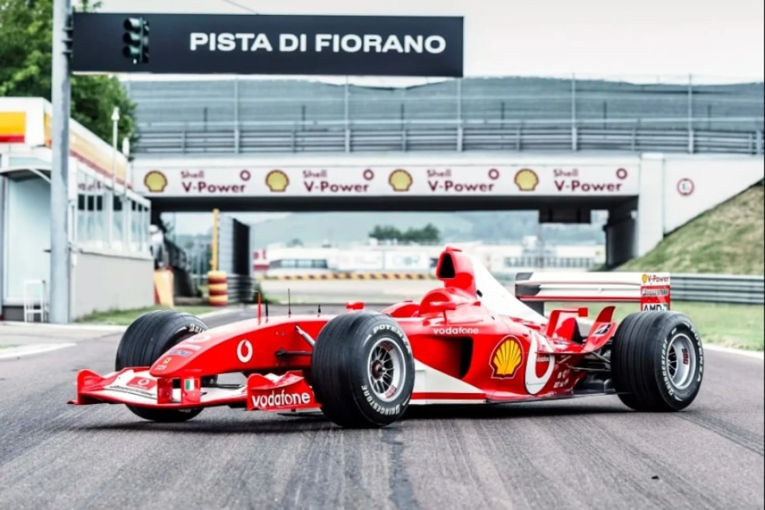 The Ferrari F2003 GA from Michael Schumacher is for sale