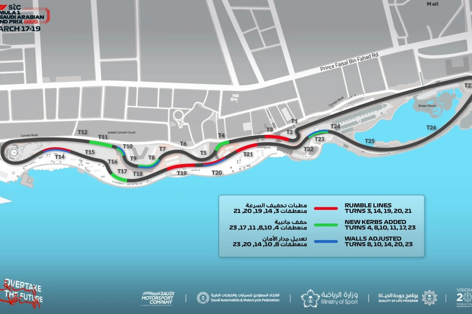 Jeddah route modified again for safety reasons and at pilots’ request