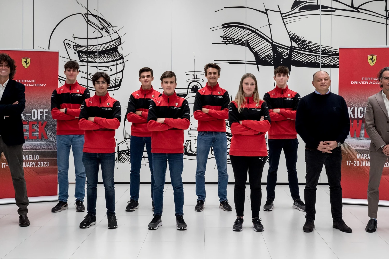 The drivers of the Ferrari Driver Academy 2023 are known