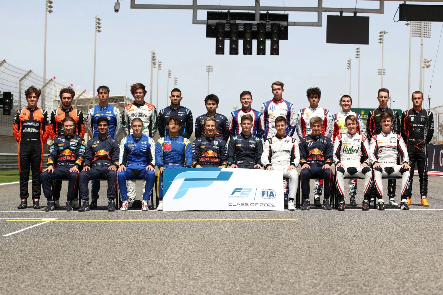 The complete Formula 2 grid