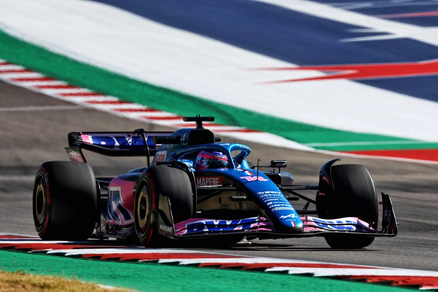 Alonso penalized on the grid for the USA Grand Prix