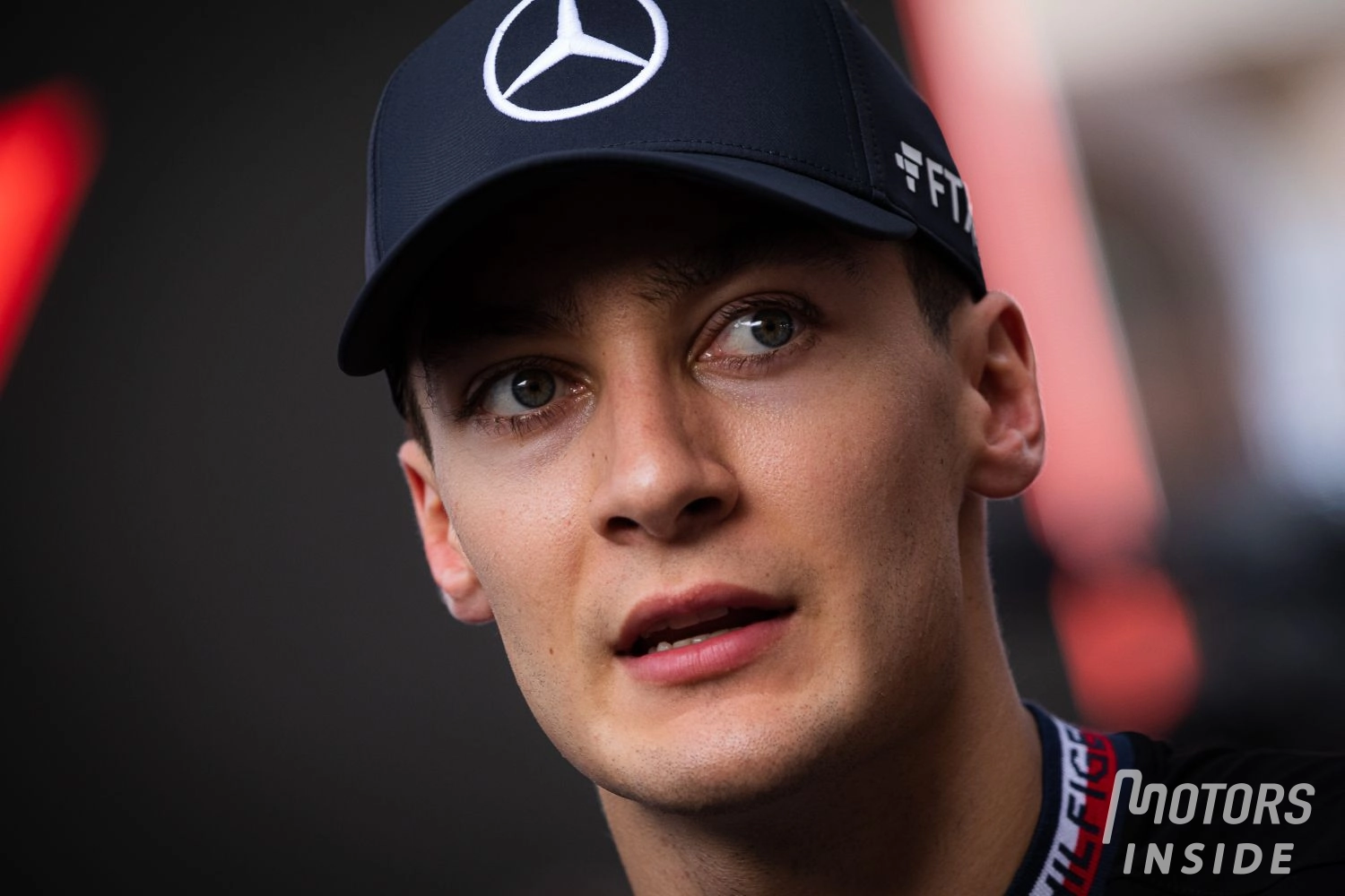 George Russell felt the need to speak to a “professional” after his crash