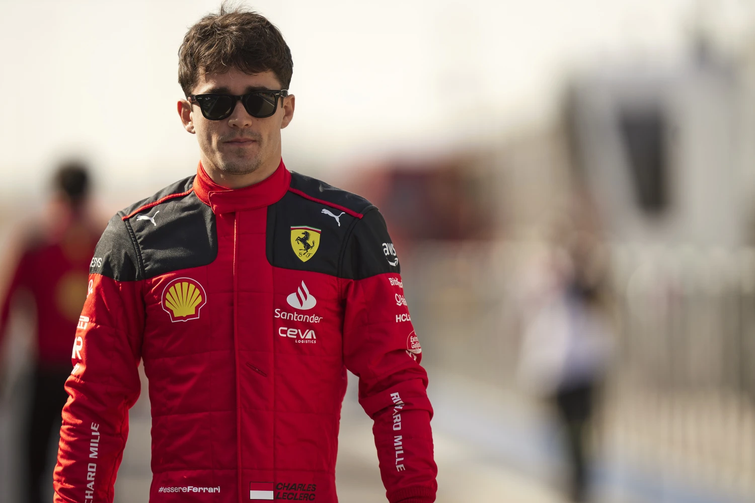 Charles Leclerc penalized on the grid in Jeddah