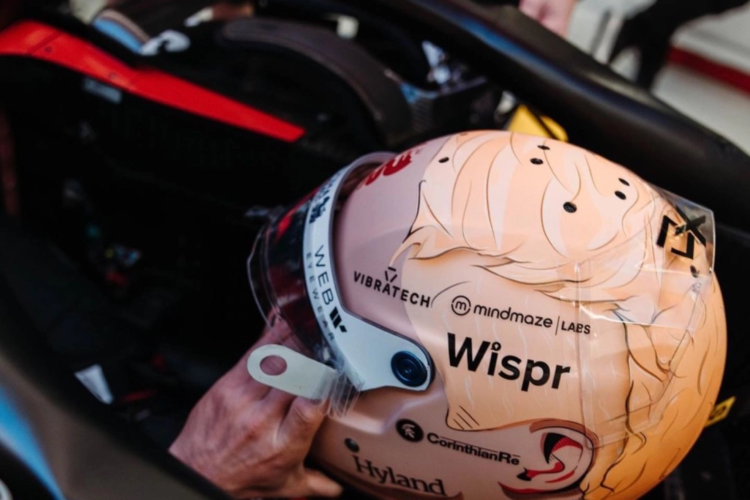 The amazing helmet of Valtteri Bottas