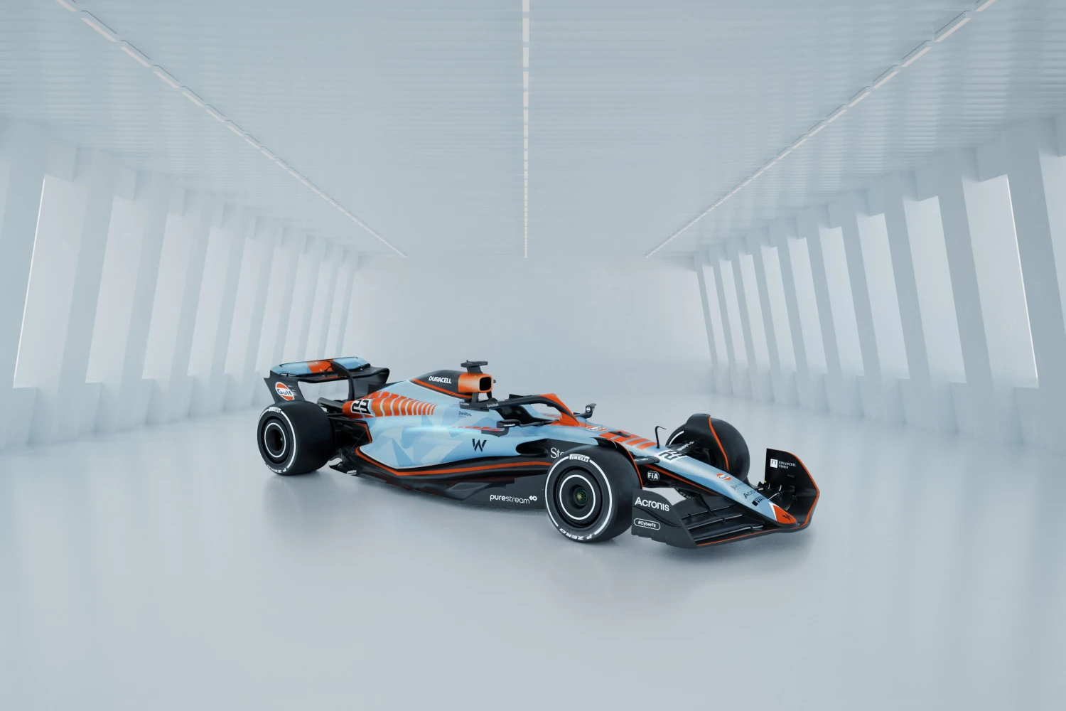 Williams is having its fans vote to choose the special Gulf livery